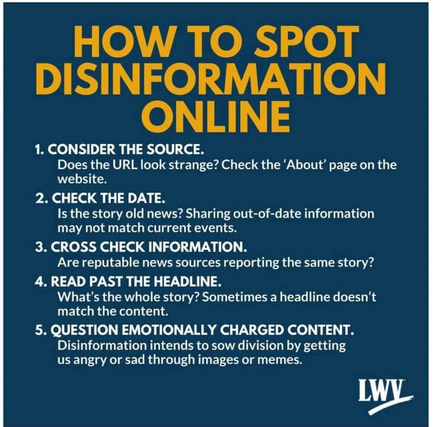 How to spot disinfo